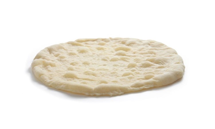 White pizza base with 33 cm diameter